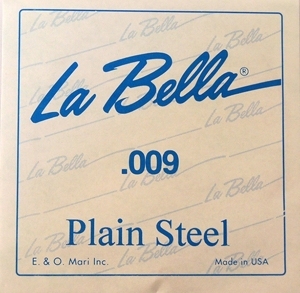 LA BELLA PS009 одиночная струна, сталь, 009