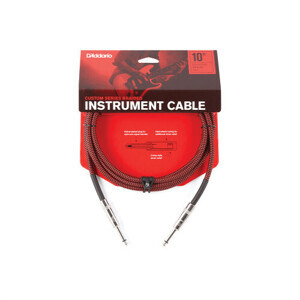 PLANET WAVES PW-BG-10RD кабель инструментальный, джек-джек, 3,05 м., красный